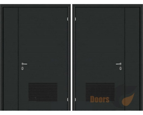 Дверь с вентиляционной решеткой(Артикул 16004)